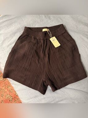 NWT Oddbird Kardeş Short Charcoal Small